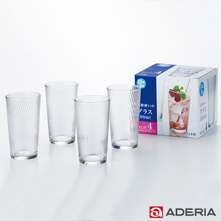 【私心大推】gohappy 購物網【ADERIA】日本進口羅紋玻璃杯四件組300ml效果如何統一 阪急 百貨