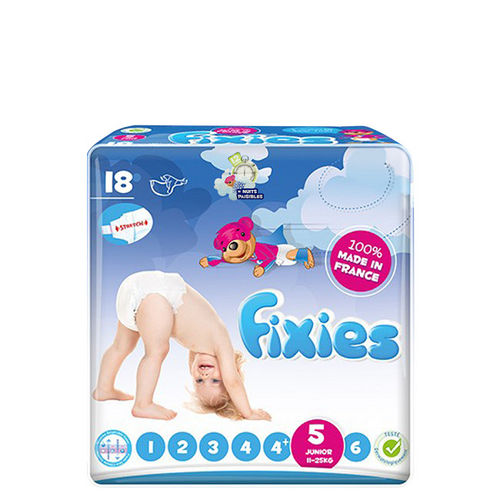 Fixies寶貝愛因斯坦長效型嬰兒尿布(XL)5號 (6包裝)