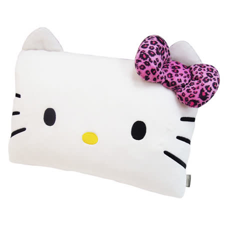 【享夢城堡】Hello Kitty嘉義 耐 斯 松屋 百貨 豹紋系列-小抱枕