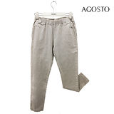 【AGOSTO】簡約彈性直筒褲(P22055)