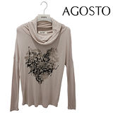 【AGOSTO】愛心圖騰特殊圍領(G22027)