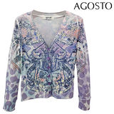 【AGOSTO】義式圖樣個性外套(G22032)