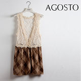 【AGOSTO】南法拼貼長袖上衣 (P22022)