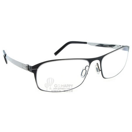 【好物推薦】gohappyByWP光學眼鏡 (黑-銀色) #BY11034 MBS哪裡買愛 買 營業 時間 台中