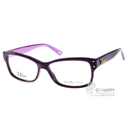 【好物推薦】gohappy線上購物DIOR光學眼鏡 (誘惑紫色) #CD3202 Q32開箱大 遠 百 專櫃
