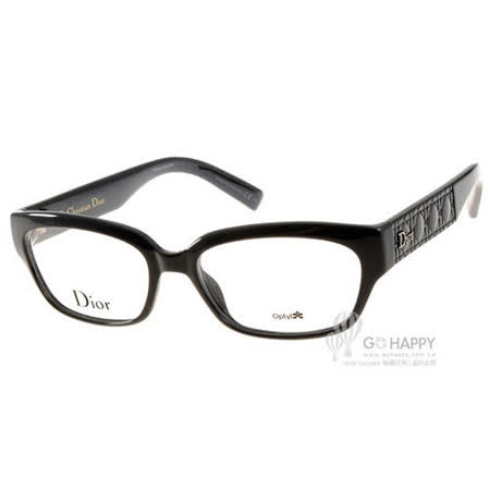【網購】gohappy快樂購物網DIOR眼鏡 仿皮革壓紋系列(黑) # CD3262 D28效果好嗎sogo 雙 和