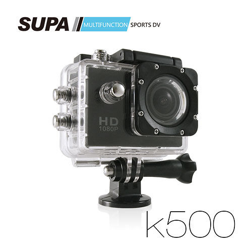 SUPA 速霸 K500 1080P 極創見行車紀錄器限運動防水型攝影機 汽機車兩用(單機)