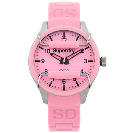 【開箱心得分享】gohappy線上購物Superdry極度乾燥 Scuba系列英式休閒復古腕錶-粉紅哪裡買台南 sogo