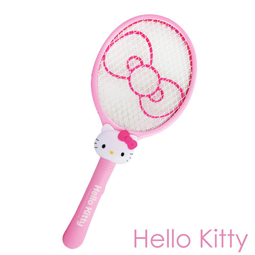 Hello Kitty 粉嫩三層電蚊拍 (粉色)