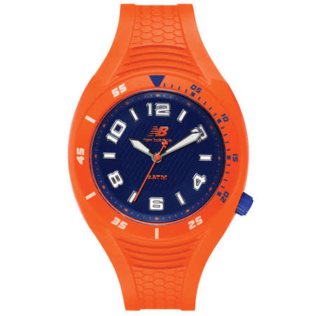 【網購】gohappy線上購物New Balance 501系列 個性數字秒針造型錶-橘/45mm價錢台中 愛 買