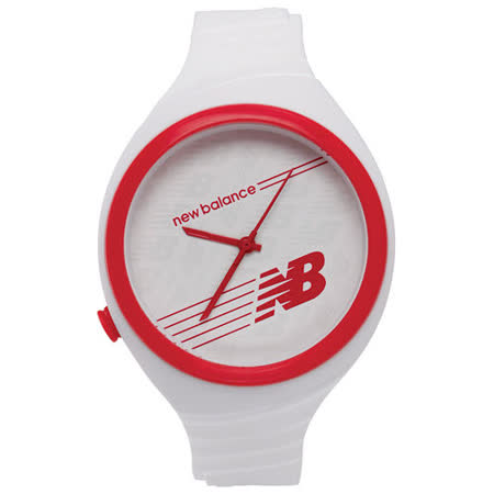 【好物分享】gohappy快樂購物網New Balance 502系列 NB LOGO運動秒針矽膠造型錶-紅白/40mm哪裡買遠 百 禮券
