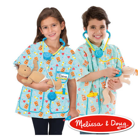 【網購】gohappy線上購物美國瑪莉莎 Melissa & Doug 兒科護士服遊戲組效果大平 洋 百貨