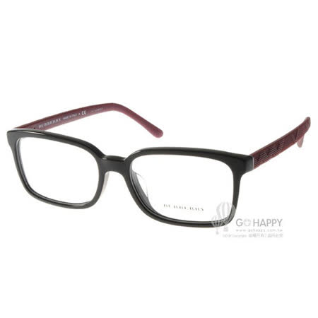 【好物分享】gohappy 購物網BURBERRY眼鏡 紳士沉穩百搭款(黑-深紅) #BU2175F 3493心得雙 和 太平洋 百貨