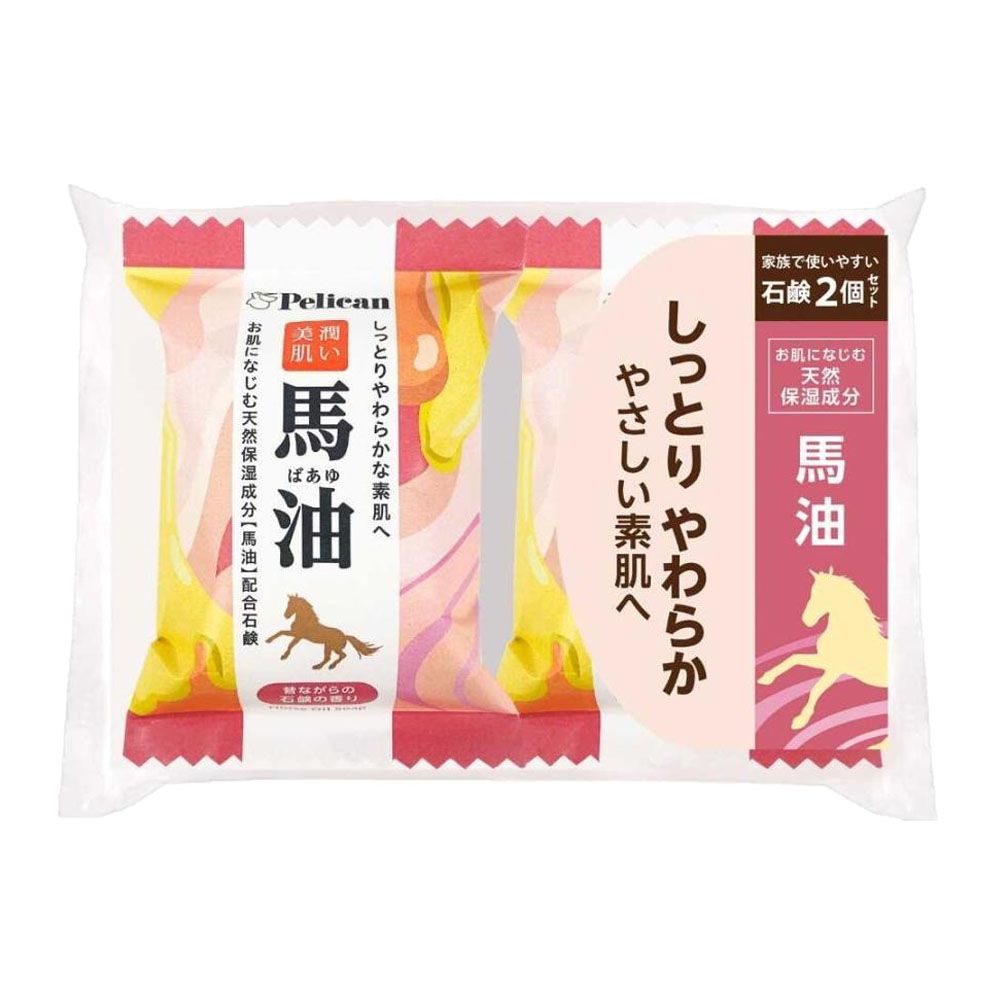 日本Pelican馬油香皂80g*2 日本Pelican馬油香皂80g*2