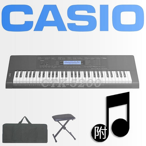 【CASIO 卡西歐】61鍵進階款電子琴含琴袋、琴椅-公司貨保固 (CTK-5200) 【CASIO 卡西歐】61鍵進階款電子琴含琴袋、琴椅-公司貨保固 (CTK-5200)