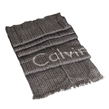 【開箱心得分享】gohappy快樂購Calvin Klein 雙色LOGO印花造型長圍巾(灰)效果台中 復興 愛 買
