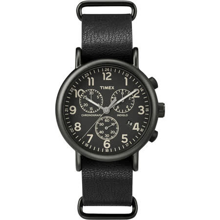 【真心勸敗】gohappy快樂購TIMEX 復古美式文學休閒腕錶-黑效果愛 買 中 和