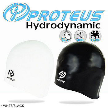 PROTEUS 專業3D競速泳帽(可雙面戴Black太平洋 sogo 雙 和 店/White)
