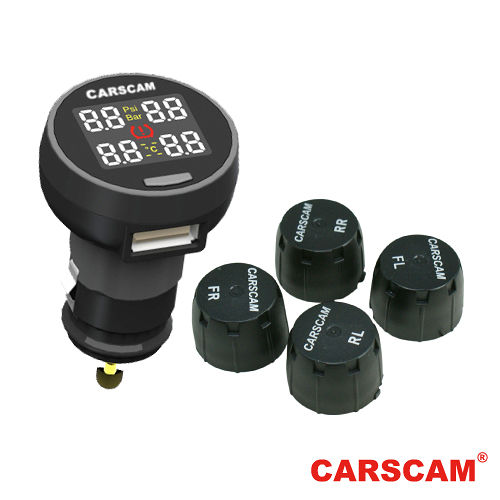 CARSCAM行車王 TP-200行車紀錄器 開箱 無線胎壓偵測器