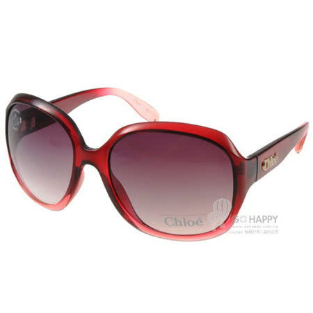 【好物推薦】gohappy快樂購CHLOE太陽眼鏡 法式經典女款大框 (漸層紅) #CL2227 C03好用嗎愛 買 營業