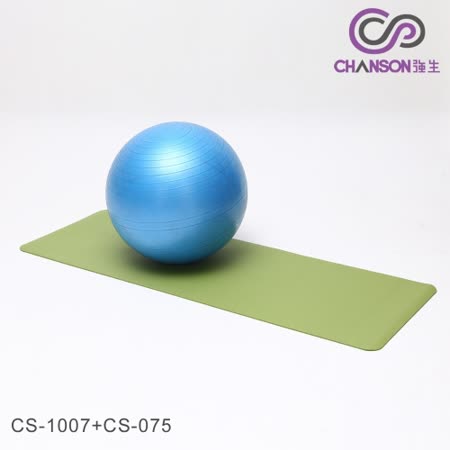 【強生CHANSON】瑜珈墊+抗力球 CS-1廣三007+CS-075