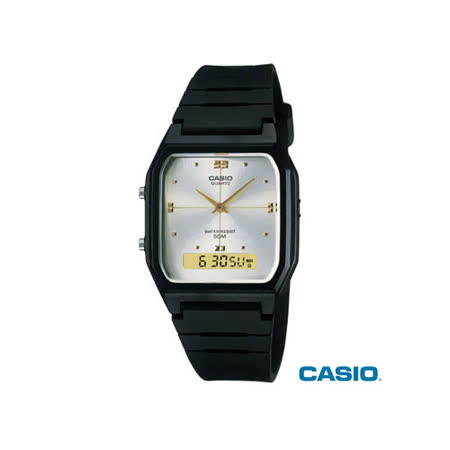 【勸敗】gohappy快樂購【CASIO卡西歐】白面復古雙顯錶 AW-48HE-7A哪裡買花蓮 愛 買