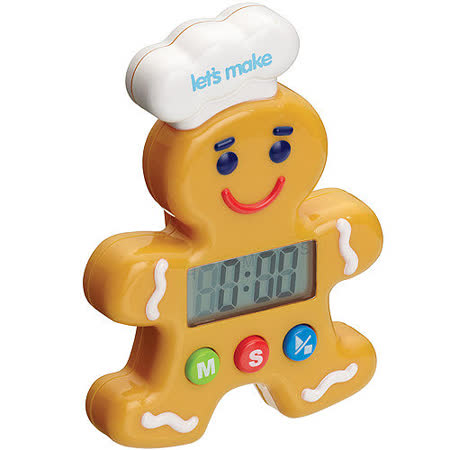 【網購】gohappy線上購物《KitchenCraft》薑餅人電子計時器價錢高雄 阪急 百貨