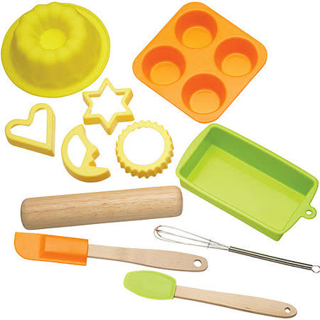 【好物推薦】gohappy 線上快樂購《KitchenCraft》兒童烘焙工具模具11件開箱中 壢 sogo 百貨 公司