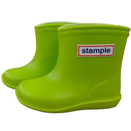 【勸敗】gohappy日本製 stample兒童雨鞋-青蘋果綠色價格高雄 漢 神 百貨
