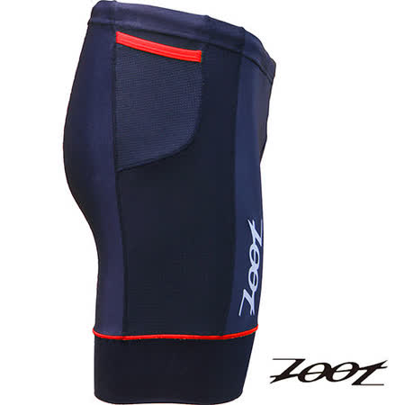 2015 ZOOTgohappy 信用卡 專業級 8吋肌能鐵人短褲 (黑／紅) (男) Z1506030