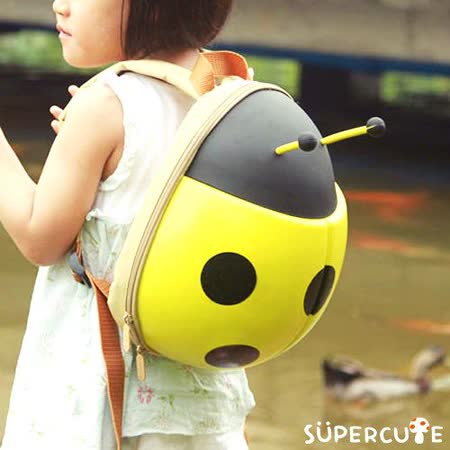 【部落客推薦】gohappy線上購物Supercute 飄蟲背包 -黃色評價高雄 大 遠 百 美食