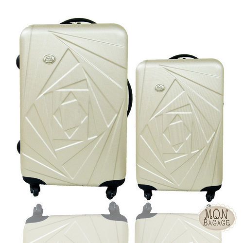 MON BAGAGE 花開富貴ABS輕硬殼28+20吋兩件組旅行箱/亞 東 電子 商務行李箱