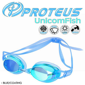 PROTEUS Unicon 專業運動競技泳鏡(Blue/Coat星光 三越ing)