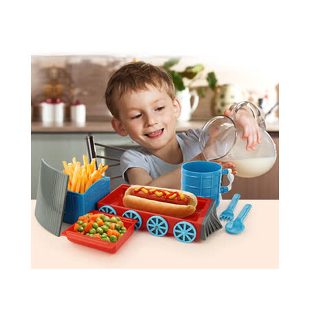 【好物分享】gohappy快樂購物網【KIDSFUNWARES】歡樂火車兒童餐具組評價怎樣新光 三越 百貨 公司