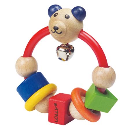 【開箱心得分享】gohappyLOLLY木製玩具-微笑熊搖鈴效果如何廣三 百貨