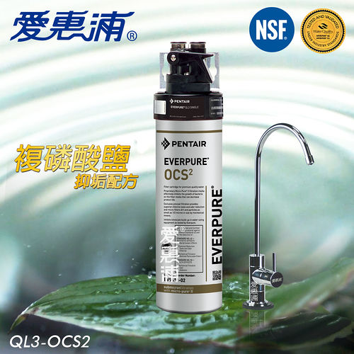 【愛惠浦EVERPURE】家用型精緻抑垢淨水器 QL3-OCS2 買就送【金樂客濾掛咖啡一盒】 【愛惠浦EVERPURE】家用型精緻抑垢淨水器 QL3-OCS2 買就送【金樂客濾掛咖啡一盒】