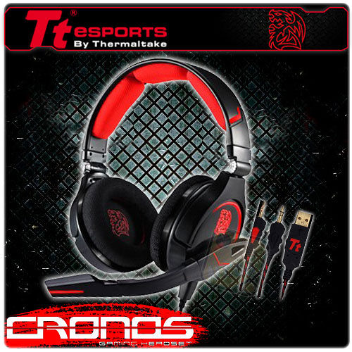 曜越 TT eSports 克諾司 CRONOS 電競耳機麥克風 (黑)