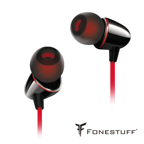Fonestuff Fits33 陶瓷高音質入耳式耳機-黑 Fonestuff Fits33 陶瓷高音觸感|入耳式耳機-黑