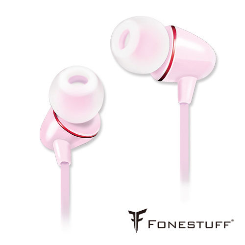 Fonestuff Fits33 陶瓷高音質入耳式耳機-粉
