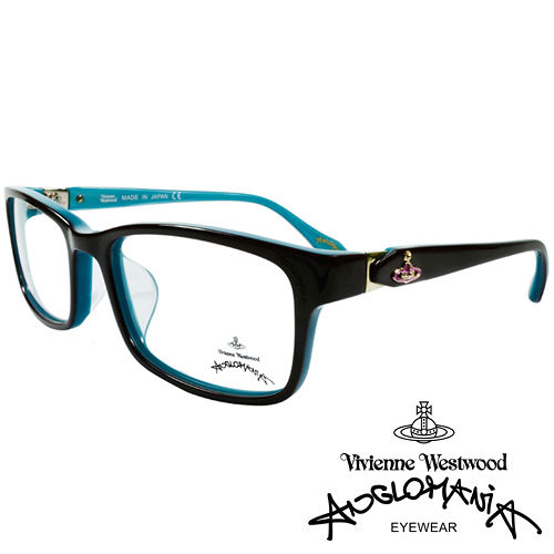 Vivienne Westwood 英國Anglomania側接金屬經典土星光學眼鏡(天藍+紫)AN28504 Vivienne Westwood 英國Anglomania側接金屬經典土星光學眼鏡(天藍+紫)AN28504