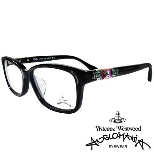 Vivienne Westwood 英國Anglomania貴氣土星★閃亮鑲鑽光學眼鏡(黑)AN28801 Vivienne Westwood 英國Anglomania貴氣土星★閃亮鑲鑽光學眼鏡(黑)AN28801
