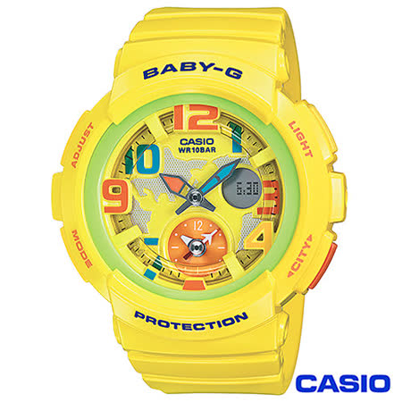 【網購】gohappy 線上快樂購CASIO卡西歐 Baby-G少女時代地圖海灘旅行個性腕錶 BGA-190-9B評價好嗎高雄 太平洋 百貨
