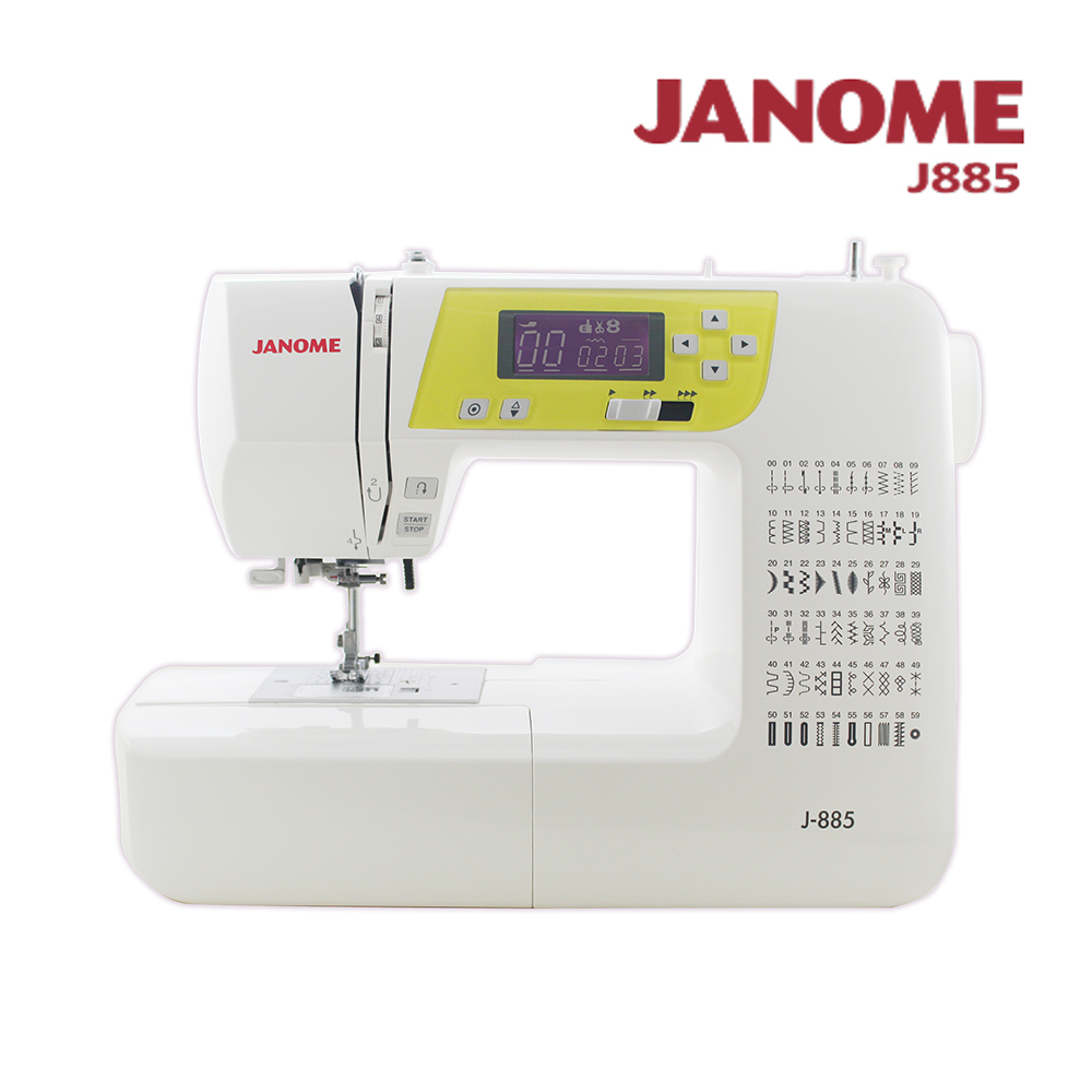 日本車樂美JANOME 電子式全迴轉縫紉機J-885 日本車樂美JANOME 電子式全迴轉縫紉機J-885