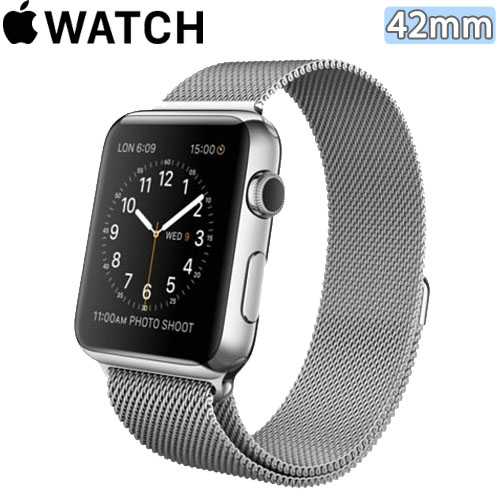 Apple WATCH 42mm/42公釐 S 不鏽鋼錶殼 米蘭式錶環【含螢幕保護貼+觸控筆+專用錶套】(MJ3Y2TA/A) Apple WATCH 42mm/42公釐 S 不鏽鋼錶殼 米蘭式錶環【含螢幕保護貼+觸控筆+專用錶套】(MJ3Y2TA/A)