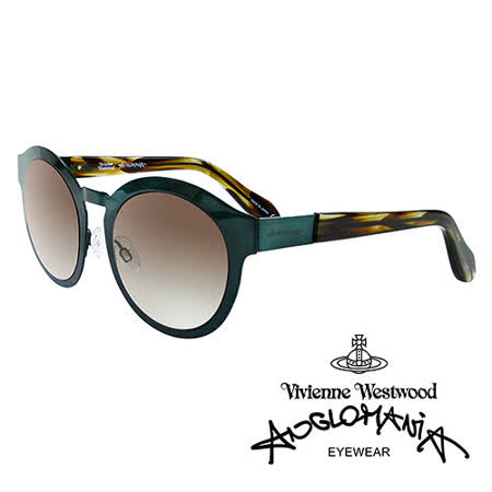 【好物推薦】gohappy 線上快樂購Vivienne Westwood 英國Anglomania太陽眼鏡★金屬時尚設計★(綠)效果遠東 百貨 台北