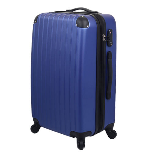 LETTi 『天母 百貨經典簡約』28吋時尚菱格防刮旅行箱-深藍色