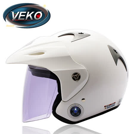 雙 和 sogo 百貨 公司VEKO藍芽4.0立體聲專利安全帽(BTS-M1白)