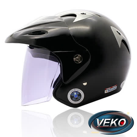 VEKO藍芽4.0立體聲專利安全帽(BTS-M1黑高雄 大 遠 百 素食)