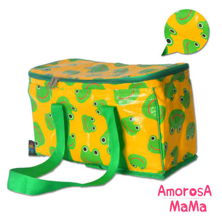 【Amorosa Mama】媽咪多用手提式保冷保溫袋/野餐包/保鮮袋 遠東 百貨 高雄 店(青蛙)