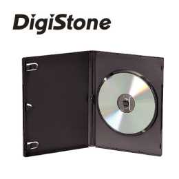 DigiStone 單片光碟片精裝優質軟盒／黑色 100PCS